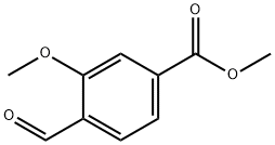 메틸4-포르밀-3-메톡시벤조에이트 구조식 이미지
