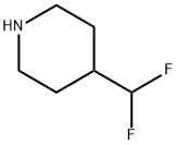 4-디플루오로메틸피페리딘 구조식 이미지