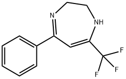 5-phenyl-7-(trifluoromethyl)-2,3-dihydro-1H-1,4-diazepine Structure