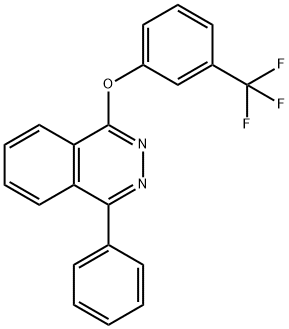 1-phenyl-4-[3-(trifluoromethyl)phenoxy]phthalazine Structure