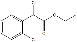 에틸α-클로로-2-클로로페닐아세테이트 구조식 이미지