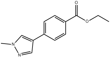 Ethyl 4-(1-methyl-1H-pyrazol-4-yl)benzoate Structure