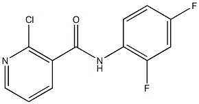 2-chloro-N-(2,4-difluorophenyl)pyridine-3-carboxamide Structure