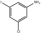 3-Chloro-5-iodobenzenamine 구조식 이미지