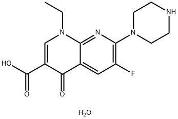 Enoxacin 구조식 이미지