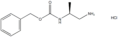 S-2-N-CBZ-프로판-1,2-디아민-HCl 구조식 이미지