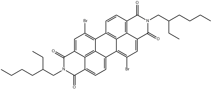 851786-15-7 N,N'-Bis(2-ethylhexyloxy)-1,7-dibroMo-3,4,9,10-perylene diiMide
