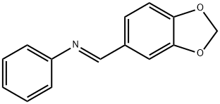 (1E)-1-(2H-1,3-benzodioxol-5-yl)-N-phenylmethanimine Structure