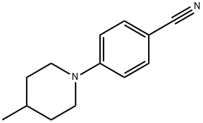 4-(4-methylpiperidin-1-yl)benzonitrile 구조식 이미지