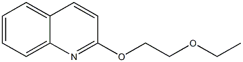 2-(2-ethoxyethoxy)quinoline 구조식 이미지