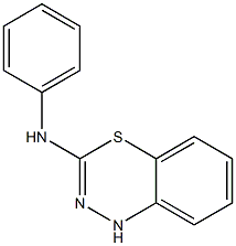 N-phenyl-1H-4,1,2-benzothiadiazin-3-amine Structure
