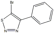 5-bromo-4-phenyl-1,2,3-thiadiazole Structure