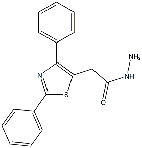 2-(2,4-diphenyl-1,3-thiazol-5-yl)acetohydrazide Structure