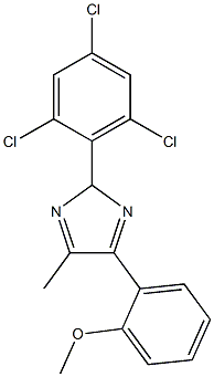 methyl 2-[5-methyl-2-(2,4,6-trichlorophenyl)-2H-imidazol-4-yl]phenyl ether 구조식 이미지