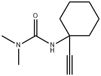 1-(1-ethynylcyclohexyl)-3,3-dimethylurea 구조식 이미지