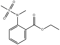 ethyl 2-(N-methylmethanesulfonamido)benzoate 구조식 이미지