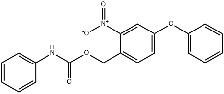 (2-nitro-4-phenoxyphenyl)methyl N-phenylcarbamate Structure
