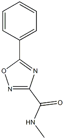 N-methyl-5-phenyl-1,2,4-oxadiazole-3-carboxamide Structure