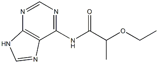 2-ethoxy-N-(9H-purin-6-yl)propanamide 구조식 이미지