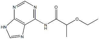 2-ethoxy-N-(9H-purin-6-yl)propanamide Structure