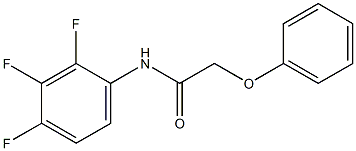 2-phenoxy-N-(2,3,4-trifluorophenyl)acetamide Structure