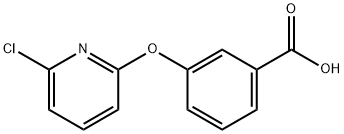 3-((6-Chloropyridin-2-yl)oxy)benzoic acid Structure