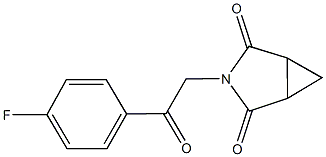 3-[2-(4-fluorophenyl)-2-oxoethyl]-3-azabicyclo[3.1.0]hexane-2,4-dione 구조식 이미지
