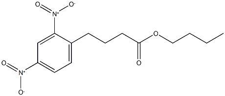 butyl 4-(2,4-dinitrophenyl)butanoate Structure
