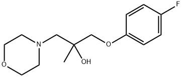 1-(4-fluorophenoxy)-2-methyl-3-(morpholin-4-yl)propan-2-ol 구조식 이미지