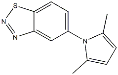 5-(2,5-dimethyl-1H-pyrrol-1-yl)-1,2,3-benzothiadiazole Structure