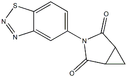 3-(1,2,3-benzothiadiazol-5-yl)-3-azabicyclo[3.1.0]hexane-2,4-dione 구조식 이미지
