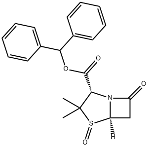 BENZHYDRYL6,6-DIHYDROPENICILLICACID1-OXIDE[타조박탐중간체] 구조식 이미지