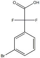 2-(3-bromophenyl)-2,2-difluoroacetic acid Structure