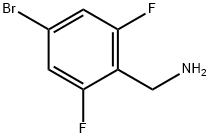 (4-bromo-2,6-difluorophenyl)methanamine Structure