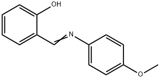 2-{[(4-methoxyphenyl)imino]methyl}phenol 구조식 이미지