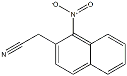 2-(1-nitronaphthalen-2-yl)acetonitrile 구조식 이미지