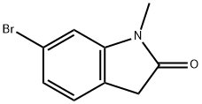 6-Bromo-1-methylindolin-2-one Structure