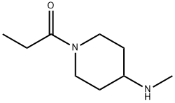 4-METHYLAMINO-1-PROPIONYLPIPERIDINE Structure