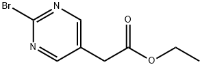 ethyl 2‐(2‐broMopyriMidin‐5‐yl)acetate Structure