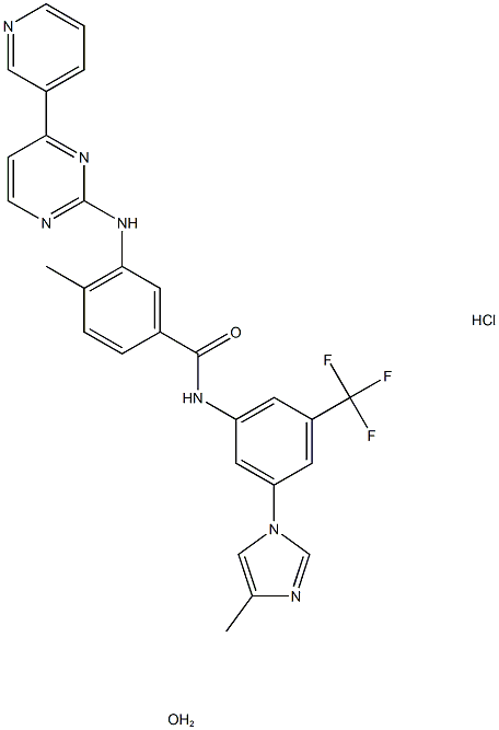 	Nilotinib Hydrochloride Monohydrate Structure