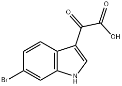 1H-INDOLE-3-ACETIC ACID, 6-BROMO-α-OXO- 구조식 이미지