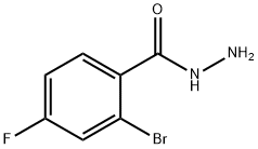 2-bromo-4-fluorobenzohydrazide Structure