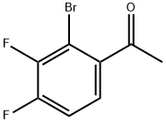 2-BROMO-3,4-DIFLUOROACETOPHENONE Structure