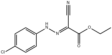 (E)-(ethyl [2-(4-chlorophenyl)hydrazin-1-ylidene](cyano)formate) 구조식 이미지