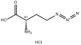 4-Azido-L-homoalanine, (S)-2-Amino-4-azidobutanoic acid hydrochloride Structure