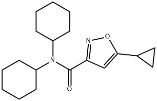 945128-26-7 N,N-Dicyclohexyl-5-cyclopropyl-3-isoxazolecarboxamide