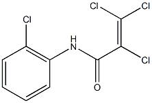 2,3,3-trichloro-N-(2-chlorophenyl)prop-2-enamide Structure