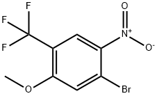 1-bromo-5-methoxy-2-nitro-4-(trifluoromethyl)benzene Structure