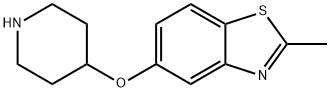2-메틸-5-(피페리딘-4-일옥시)벤조[D]티아졸 구조식 이미지
