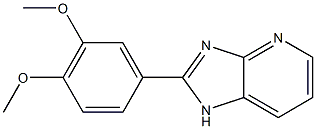 2-(3,4-Dimethoxyphenyl)-1H-imidazo[4,5-b]pyridine 구조식 이미지